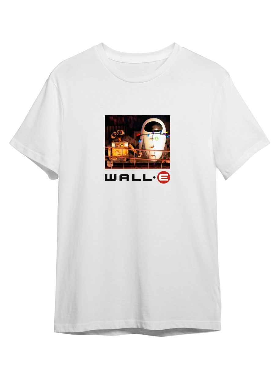 

Футболка унисекс СувенирShop Валли/WALL-E/Мультфильм 4 белая M, Белый, "Валли/WALL-E/Мультфильм" 4