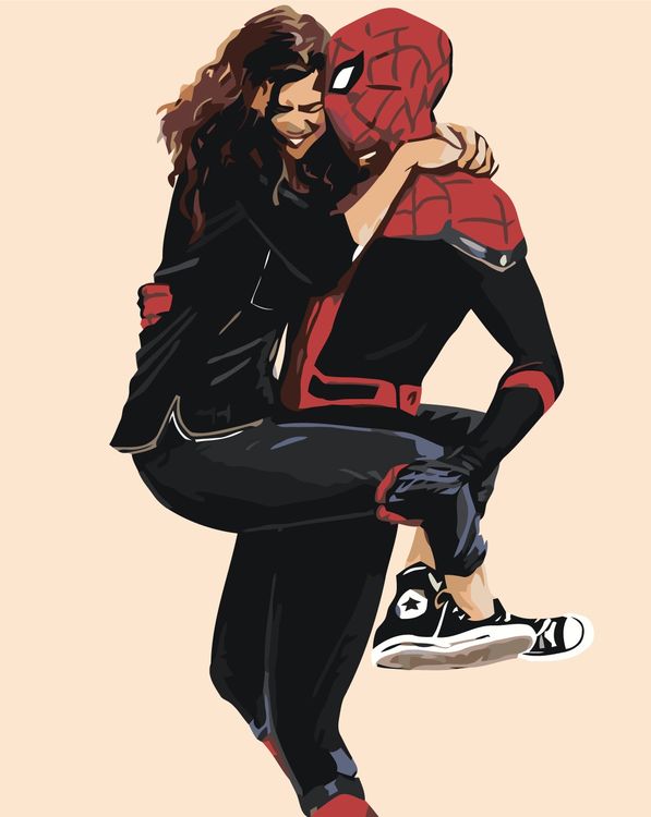 

Картина по номерам «Человек-паук: Нет пути домой. Зендея и Том Холланд», 40x50 см, Человек-паук: Нет пути домой. Зендея и Том Холланд