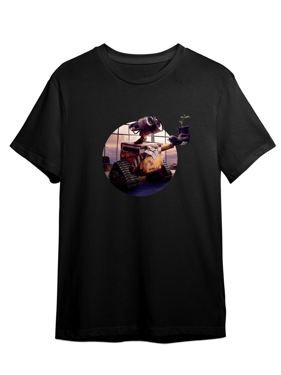 

Футболка унисекс СувенирShop Валли/WALL-E/Мультфильм 2 черная XS, Черный, "Валли/WALL-E/Мультфильм" 2