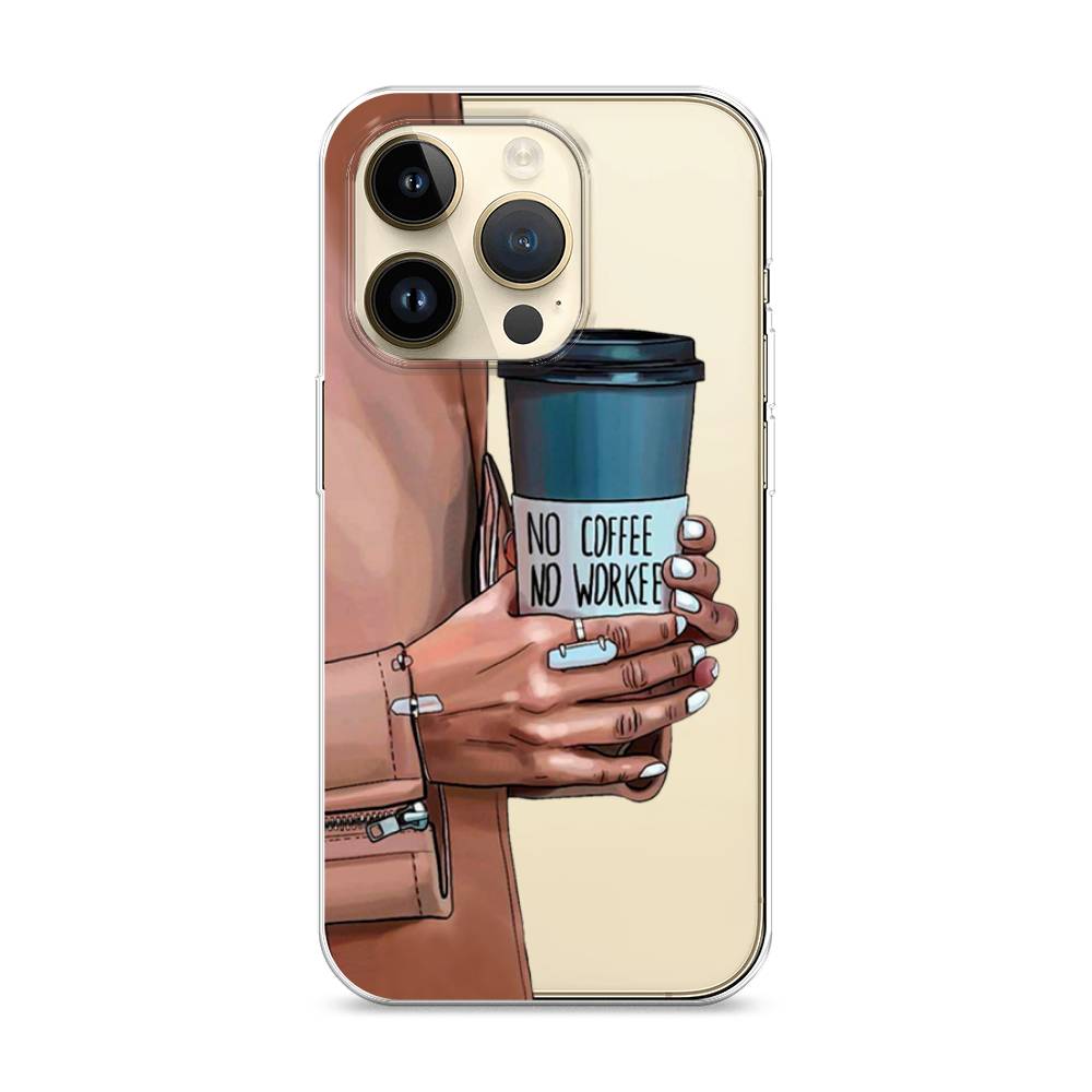 

Чехол Awog на Apple iPhone 14 Pro / Айфон 14 Pro "No coffee", 15250-7