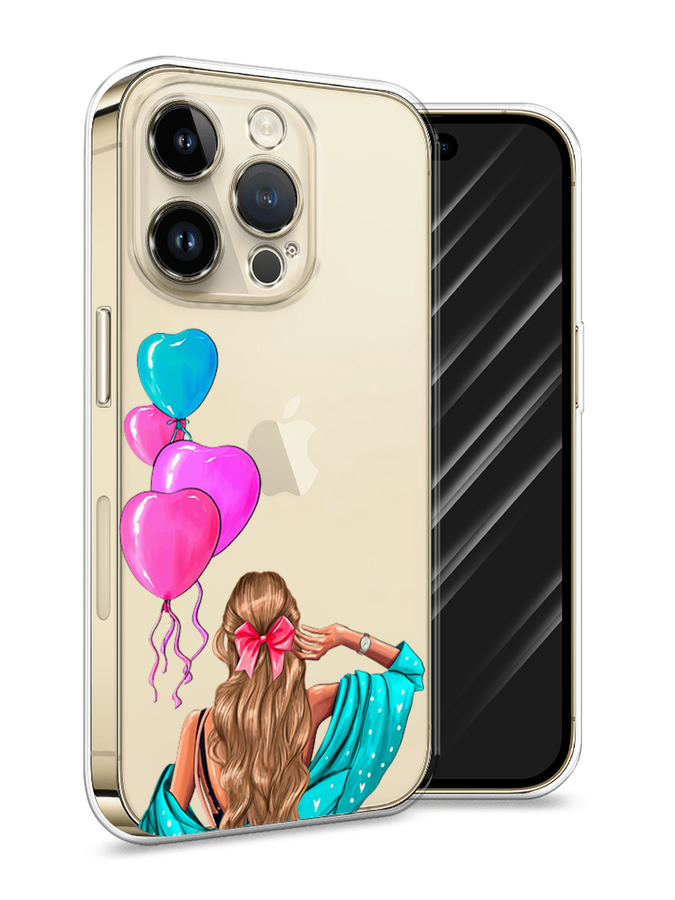 

Силиконовый чехол Awog "День Рождения" для Apple iPhone 14 Pro, Разноцветный, 15250-7