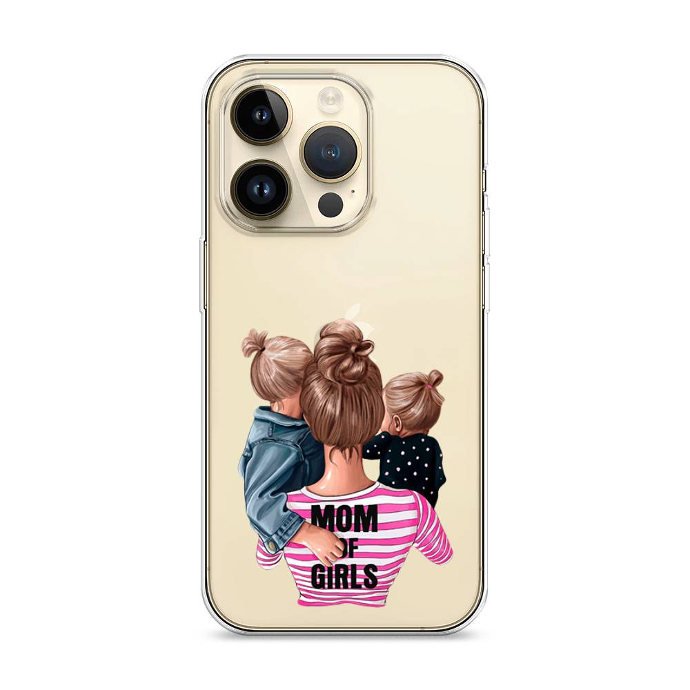 

Чехол Awog на Apple iPhone 14 Pro / Айфон 14 Pro "Mom of Girls", 15250-6