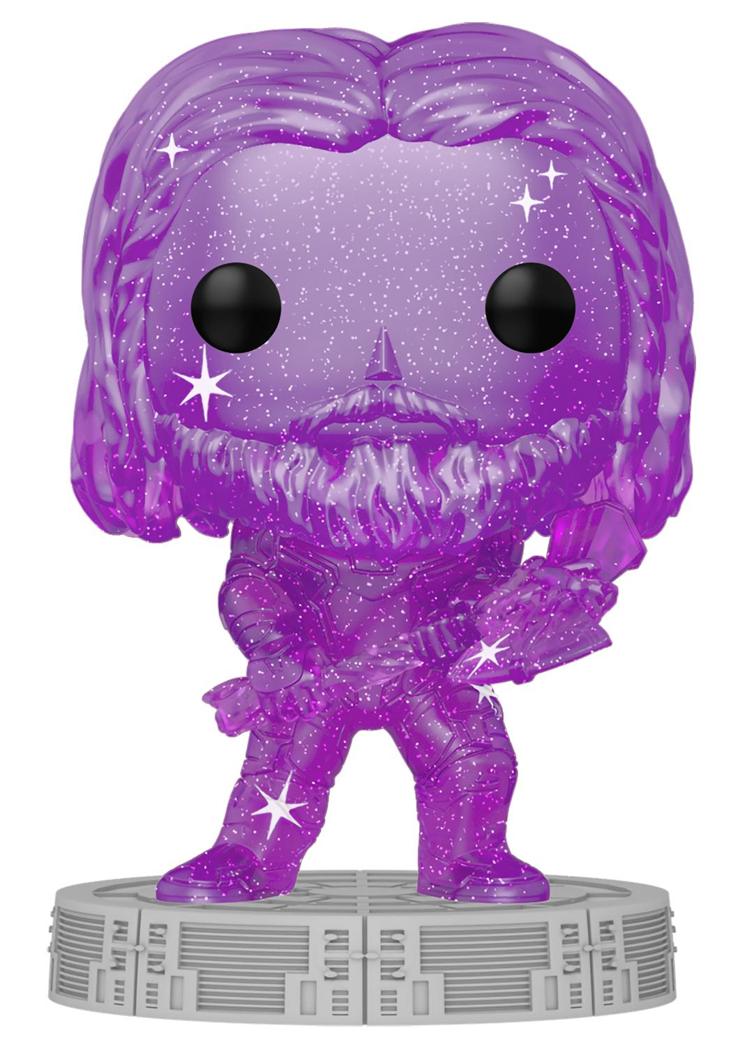 Фигурка Funko POP! Art Series Bobble: Тор Фиолетовый Марвел: Сага Бесконечности 9,5 см