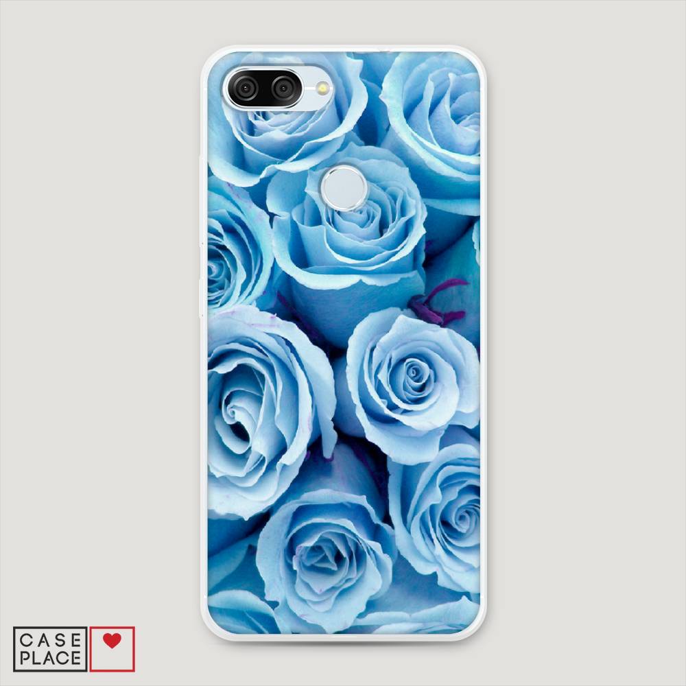 

Чехол Awog на ASUS ZenFone Max Plus M1 ZB570TL "Лазурные розы", Голубой, 43050-8