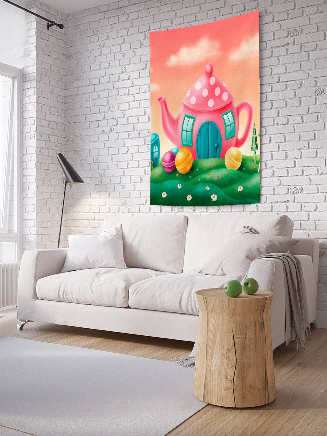 

Вертикальное фотопанно на стену JoyArty Чайное жилье 100x150 см, Чайное жилье
