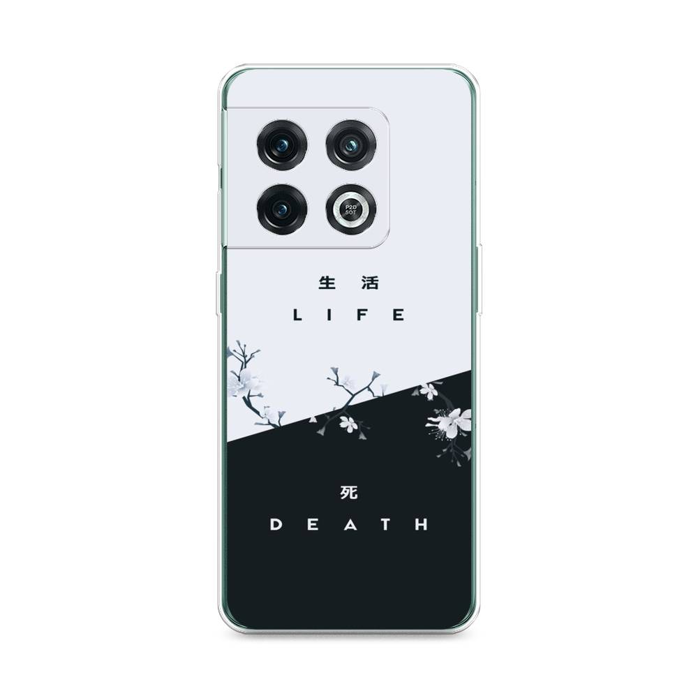 

Чехол Awog на OnePlus 10 Pro / ВанПлас 10 Pro "Life and death", Черный;серый, 152150-7