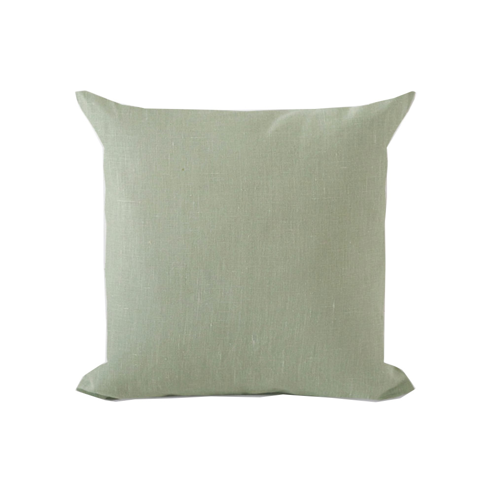 

Подушка Василиса Linen love Медовая роса 45x45 см лен зеленая, Зеленый