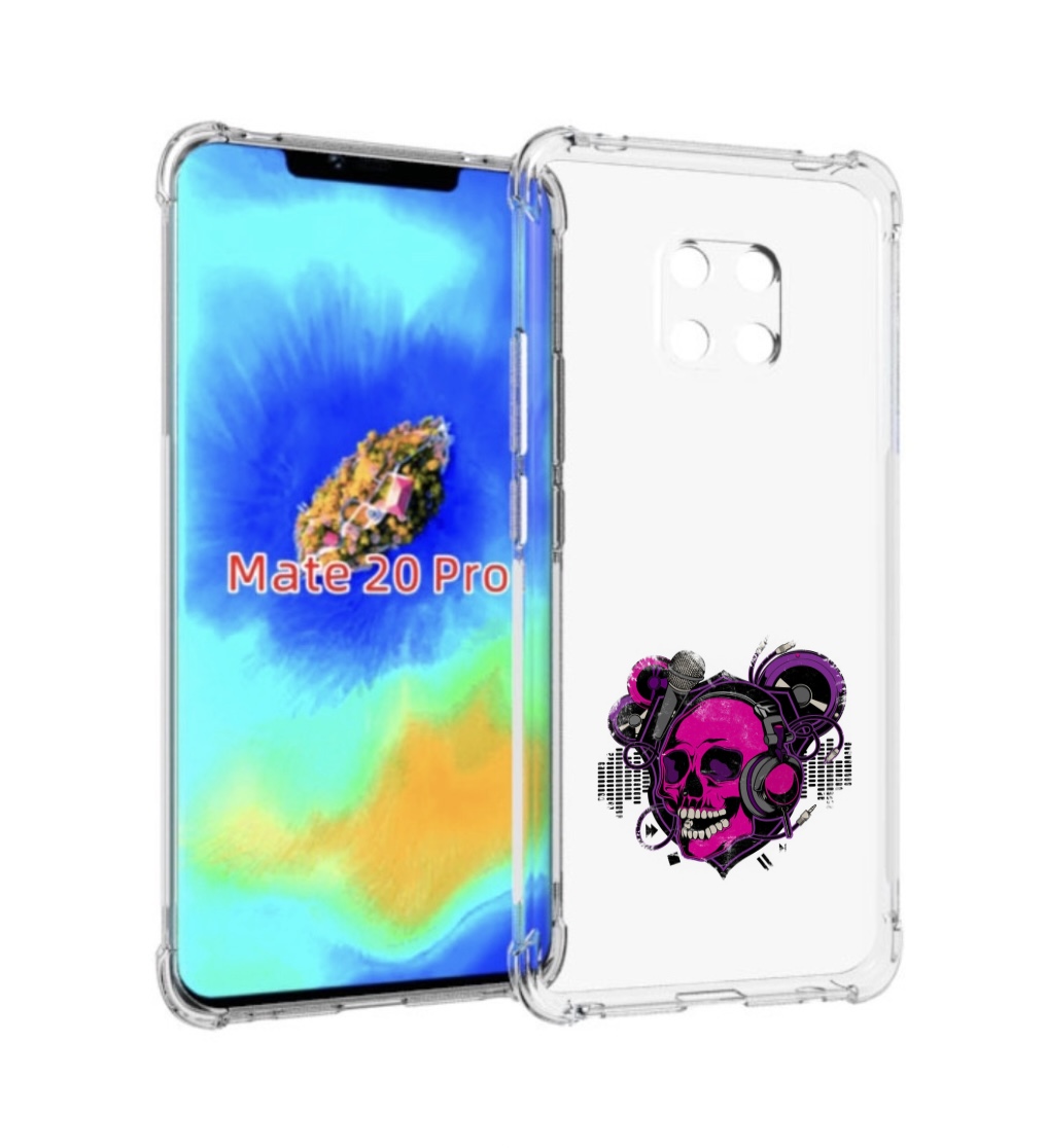 

Чехол MyPads череп 1 для Huawei Mate 20 Pro/Mate 20 RS 6.39, Прозрачный, Tocco