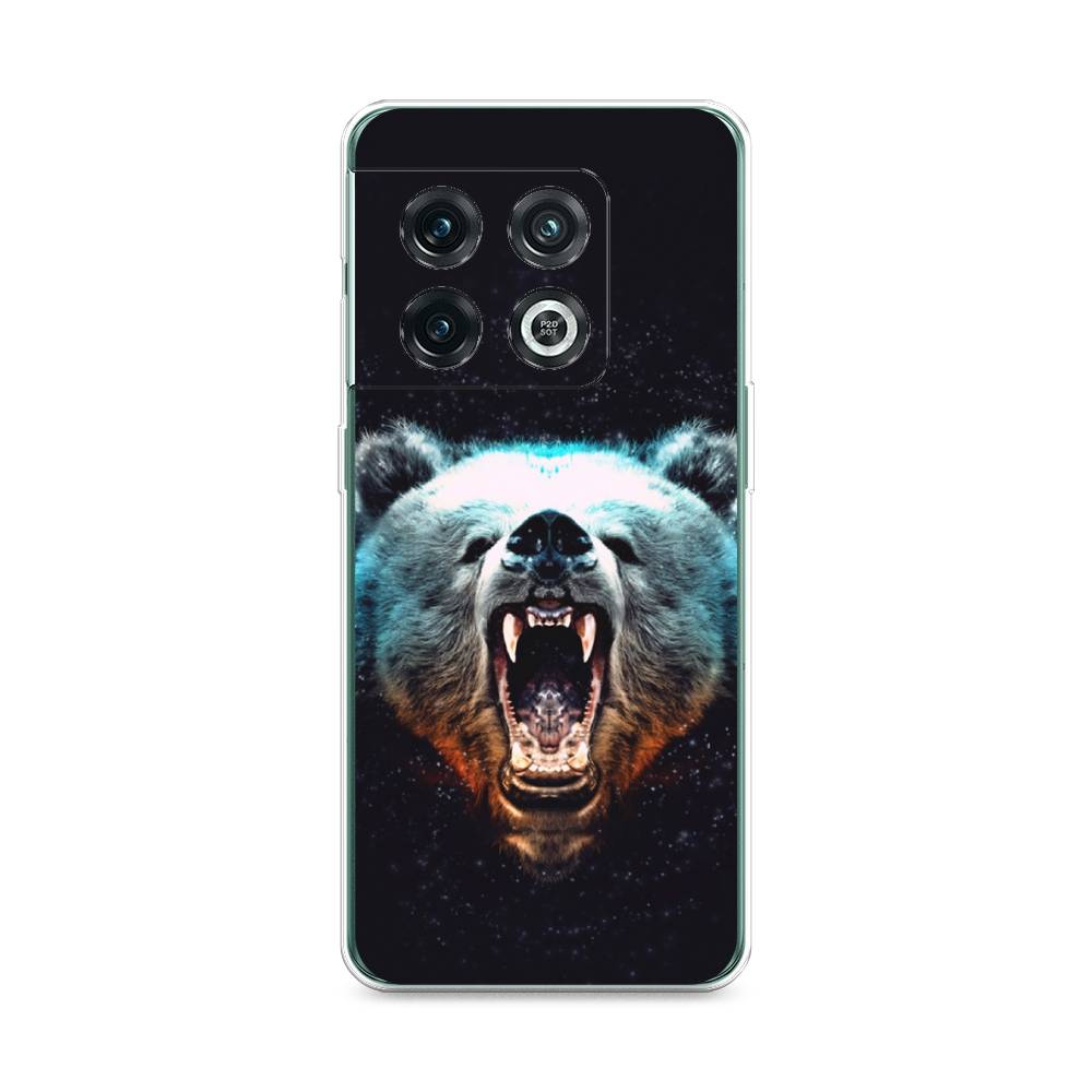 

Чехол Awog на OnePlus 10 Pro / ВанПлас 10 Pro "Медведь", Коричневый;голубой;черный, 152150-2