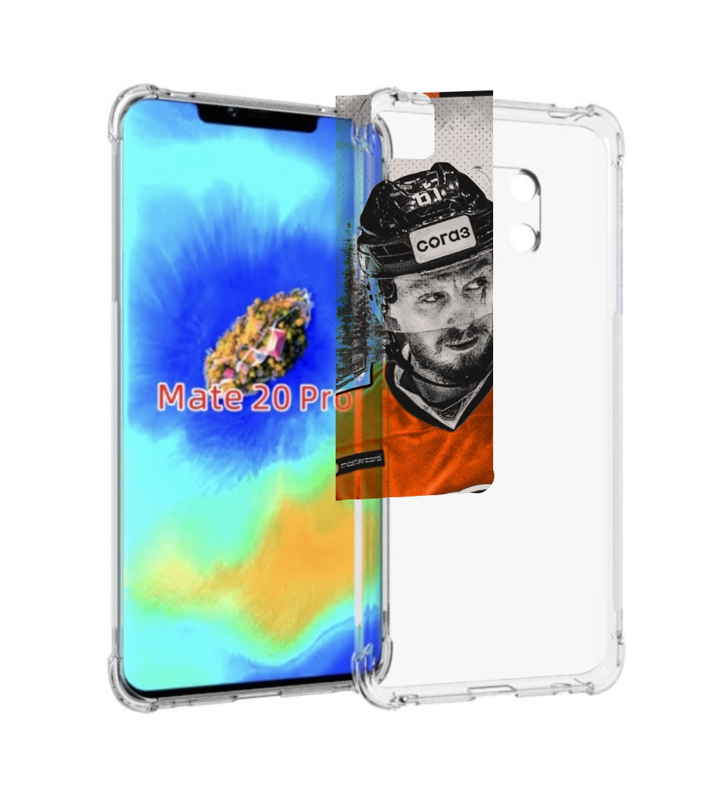 

Чехол MyPads хк амур мужской для Huawei Mate 20 Pro/Mate 20 RS 6.39, Прозрачный, Tocco