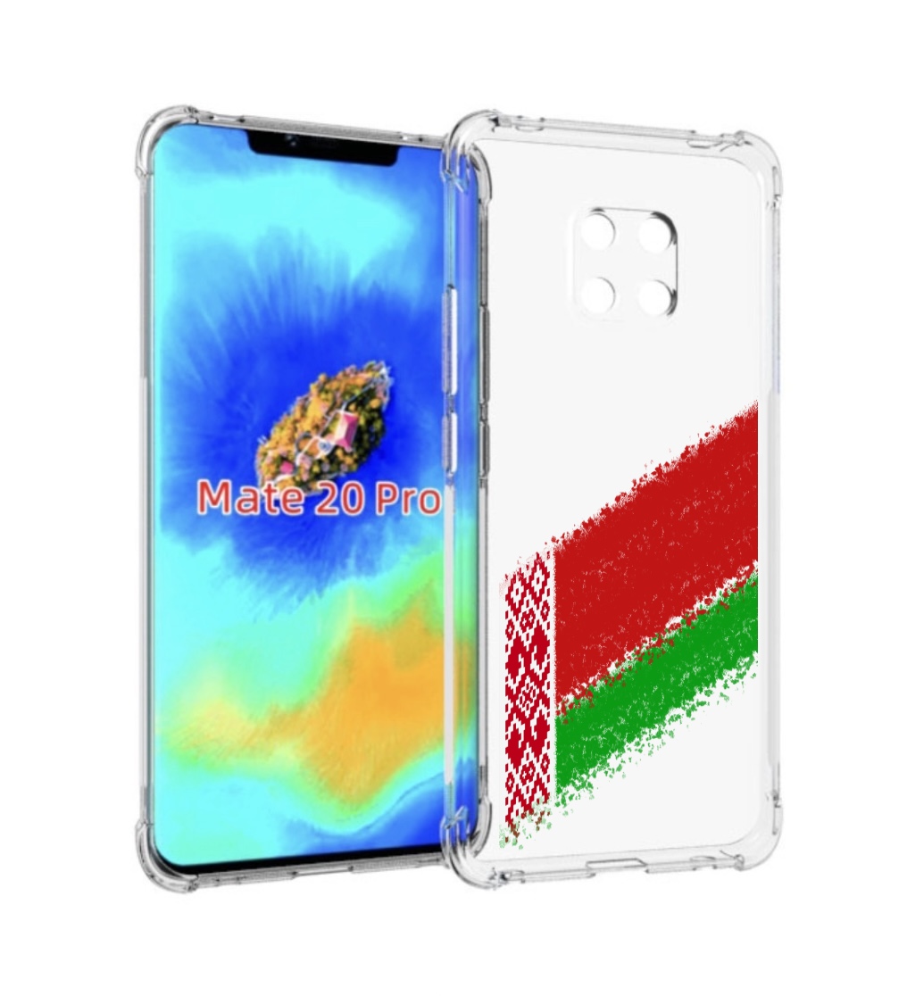 

Чехол MyPads флаг Белорусии мужской для Huawei Mate 20 Pro/Mate 20 RS 6.39, Прозрачный, Tocco