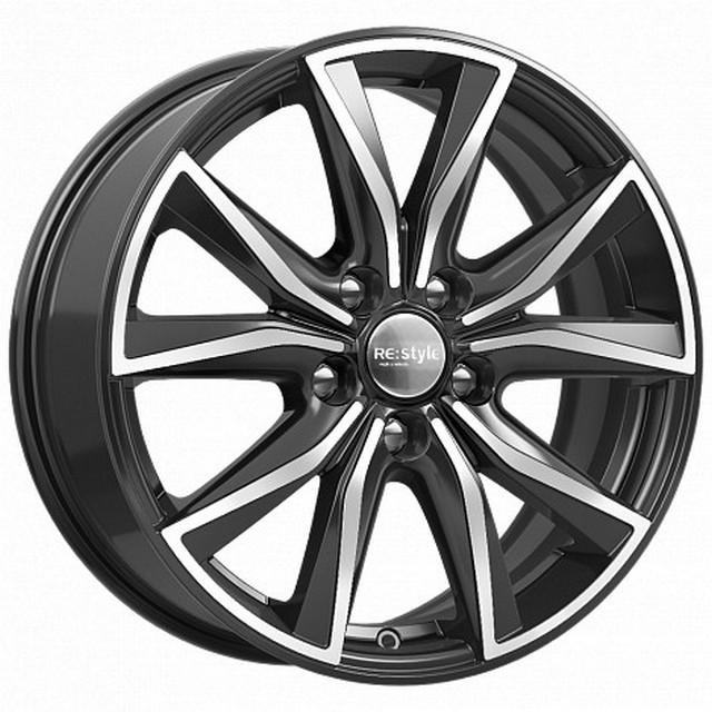 

Диск литой R17 7J 5x114.3/67.1 ET45 КИК 867 Алмаз черный 74876, КС876