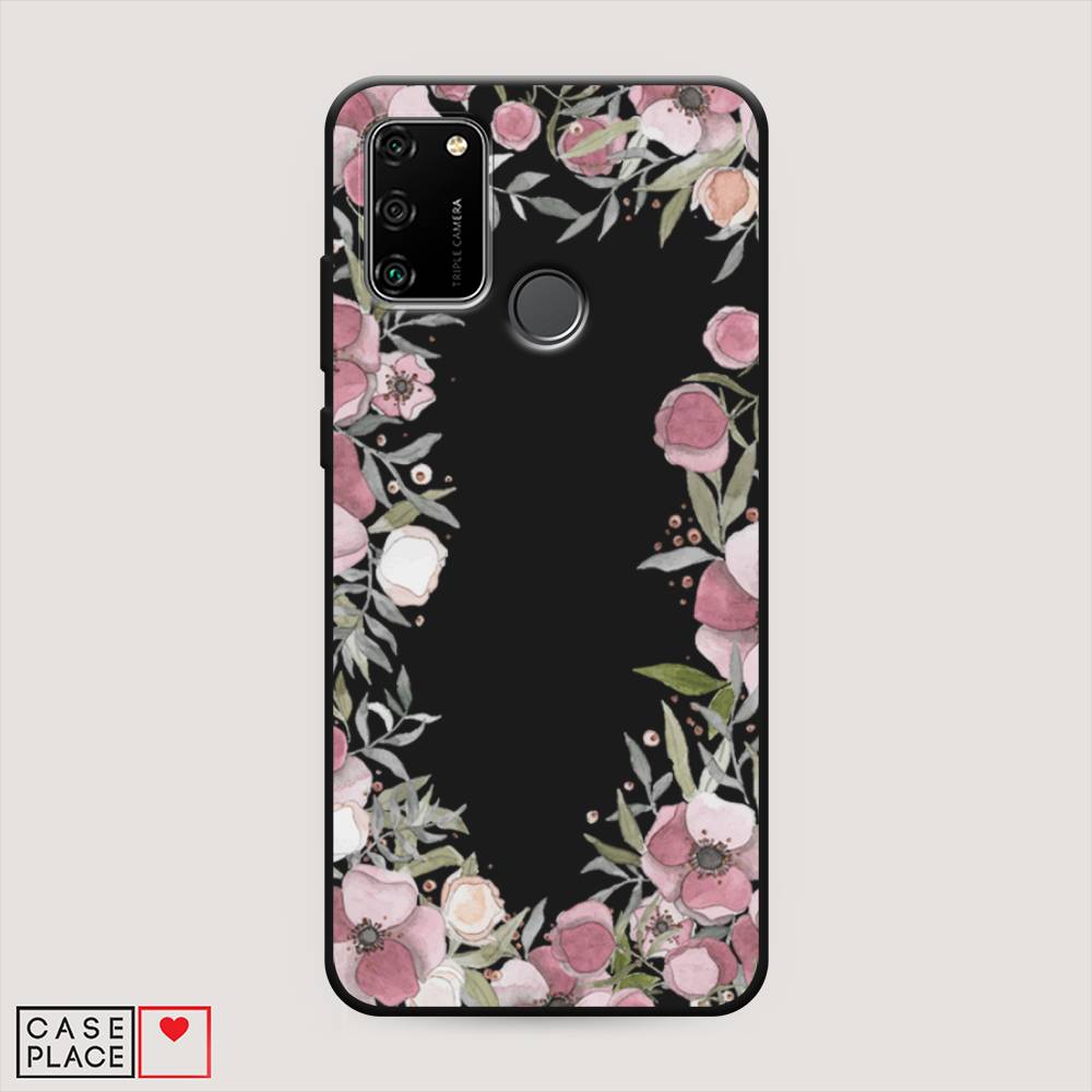 

Чехол Awog на Honor 9A "Розовая цветочная рамка", Розовый;зеленый, 612352-1