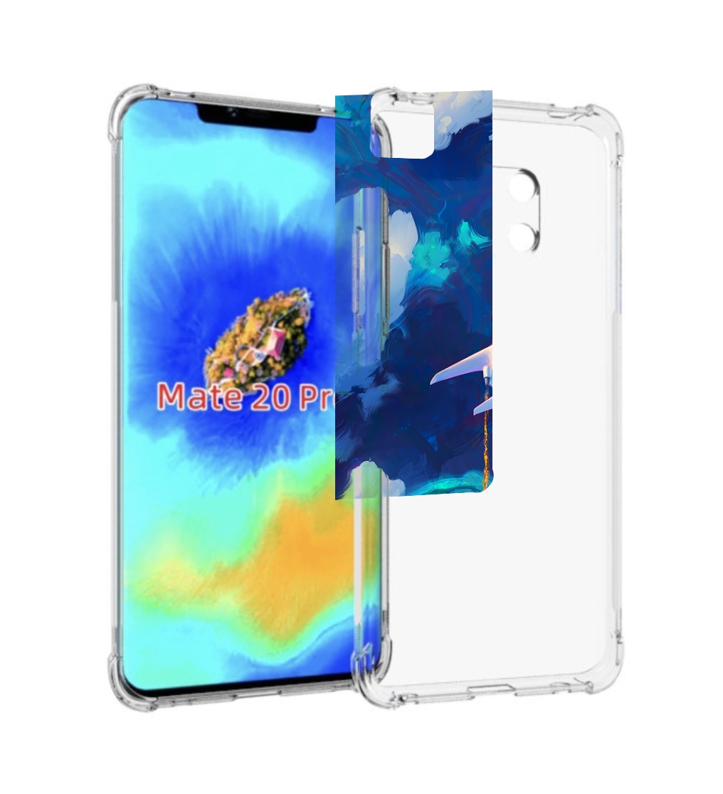 

Чехол MyPads самолет-в-небе-рисунок для Huawei Mate 20 Pro/Mate 20 RS 6.39, Прозрачный, Tocco