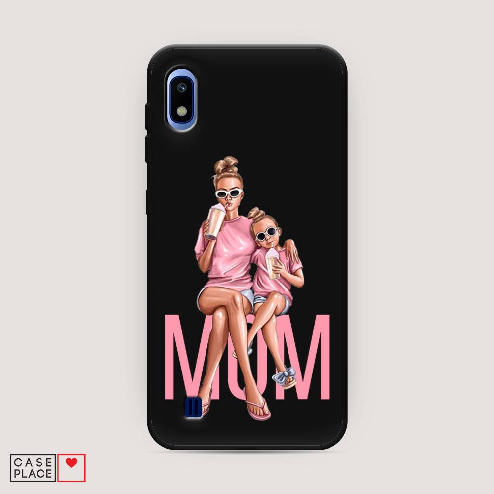 фото Матовый силиконовый чехол "lovely mom" на samsung galaxy a10 awog