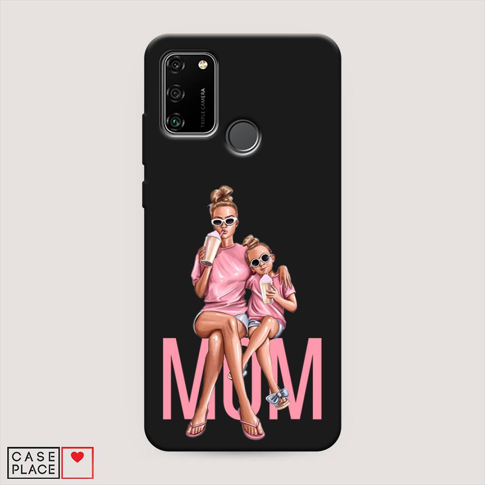 

Чехол Awog на Honor 9A "Lovely mom", Синий;бежевый;розовый, 612352-1