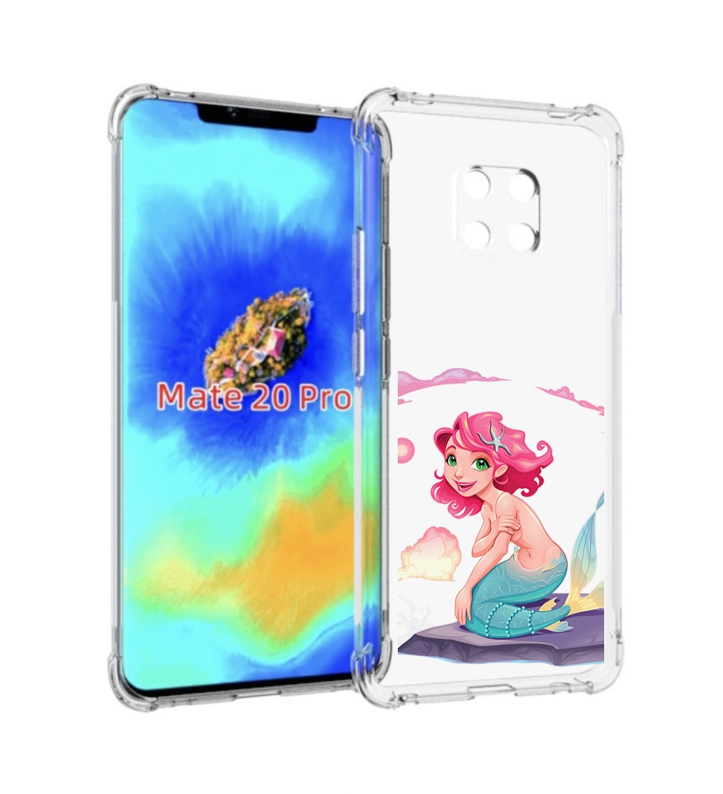 

Чехол MyPads русалочка для Huawei Mate 20 Pro/Mate 20 RS 6.39, Прозрачный, Tocco
