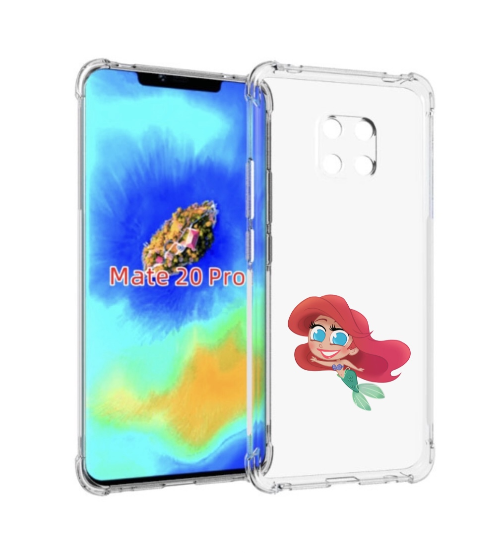 

Чехол MyPads русалка-мулатка для Huawei Mate 20 Pro/Mate 20 RS 6.39, Прозрачный, Tocco