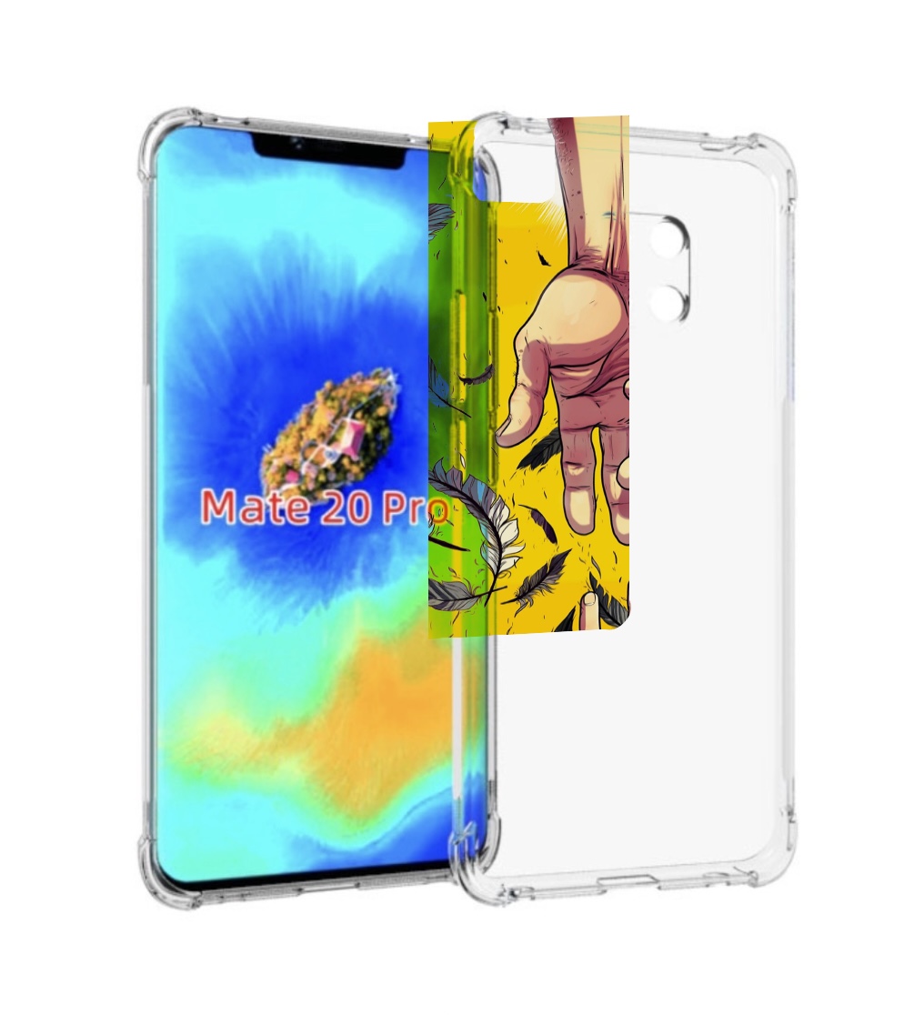 

Чехол MyPads рука-в-руку для Huawei Mate 20 Pro/Mate 20 RS 6.39, Прозрачный, Tocco