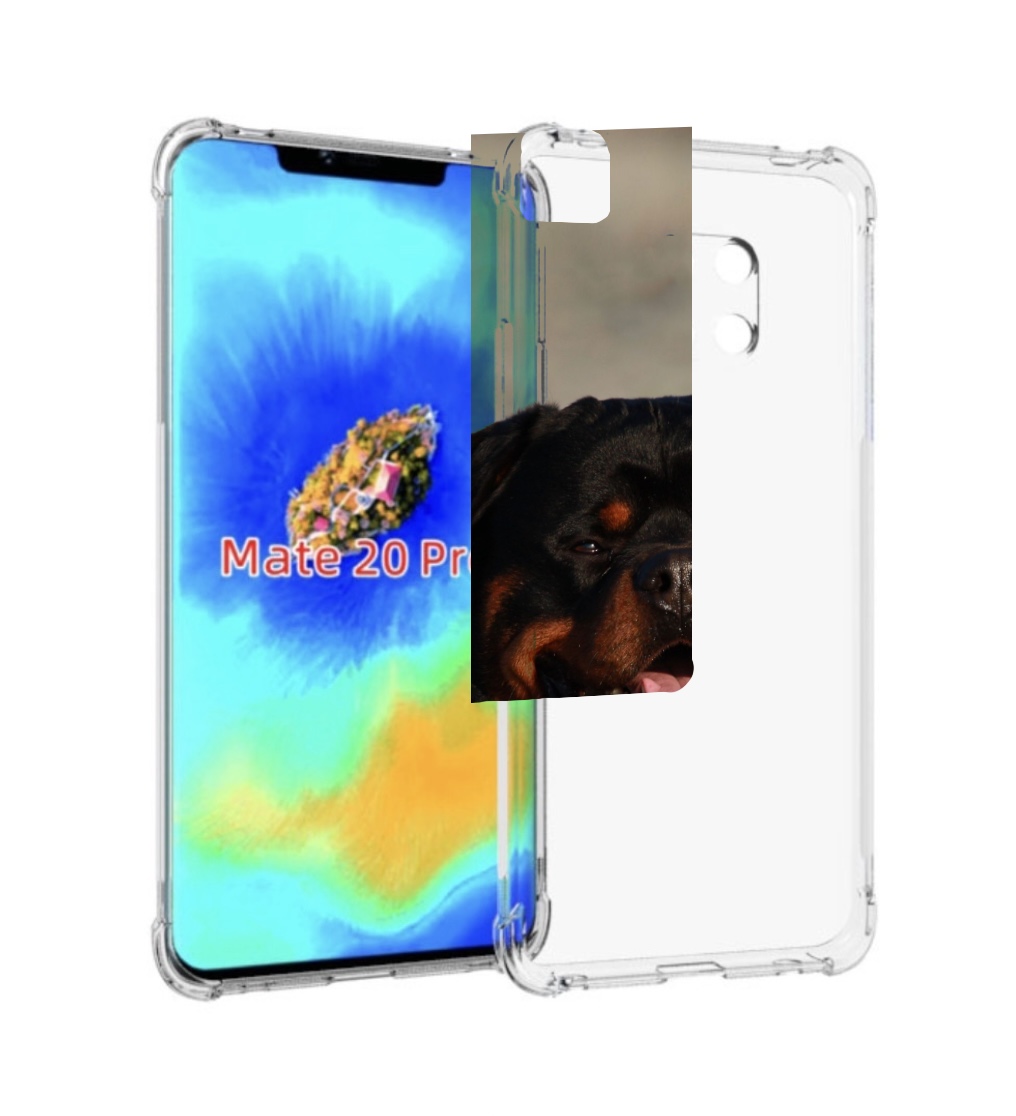 

Чехол MyPads ротвеллер 2 для Huawei Mate 20 Pro/Mate 20 RS 6.39, Прозрачный, Tocco