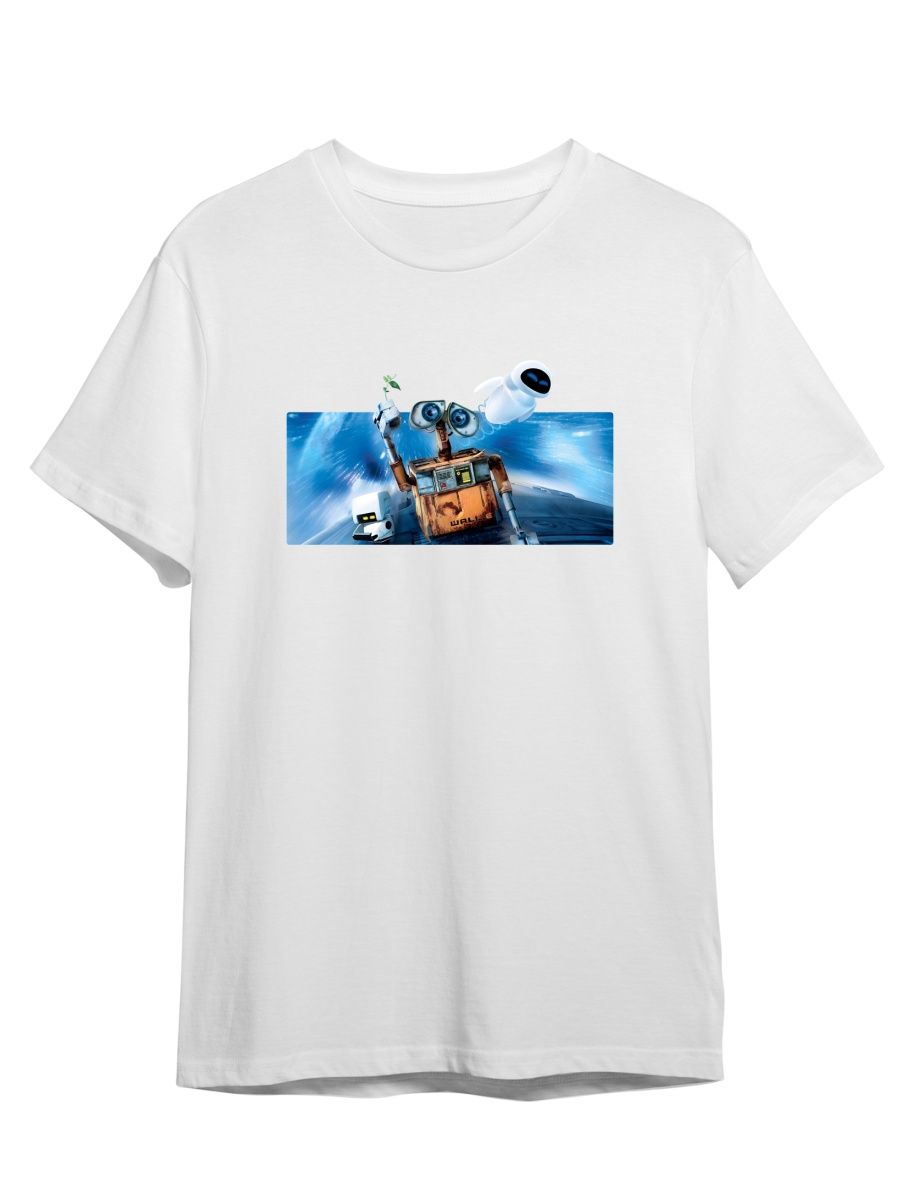 

Футболка унисекс СувенирShop Валли/WALL-E/Мультфильм 1 белая L, Белый, "Валли/WALL-E/Мультфильм" 1