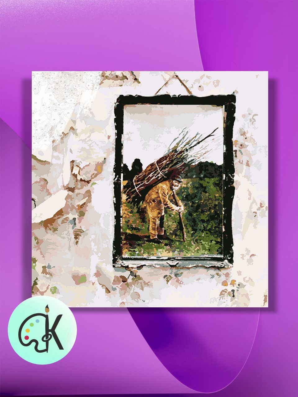 

Картина по номерам на холсте Культура Цвета Led Zeppelin IV (1969), 40 х 40 см, Led Zeppelin IV (1969)