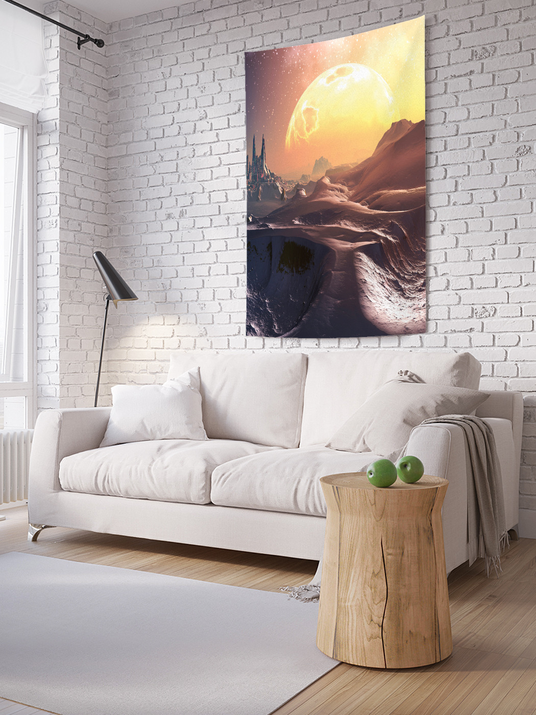 

Вертикальное фотопанно на стену JoyArty Солнечный рельеф 100x150 см, Солнечный рельеф