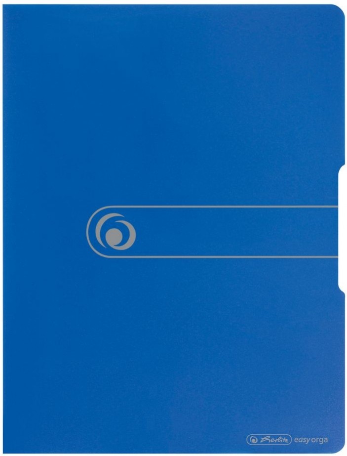 

Папка демонстрационная Herlitz 11207347 Easy orga A4 20 вкладышей синяя, Easy orga