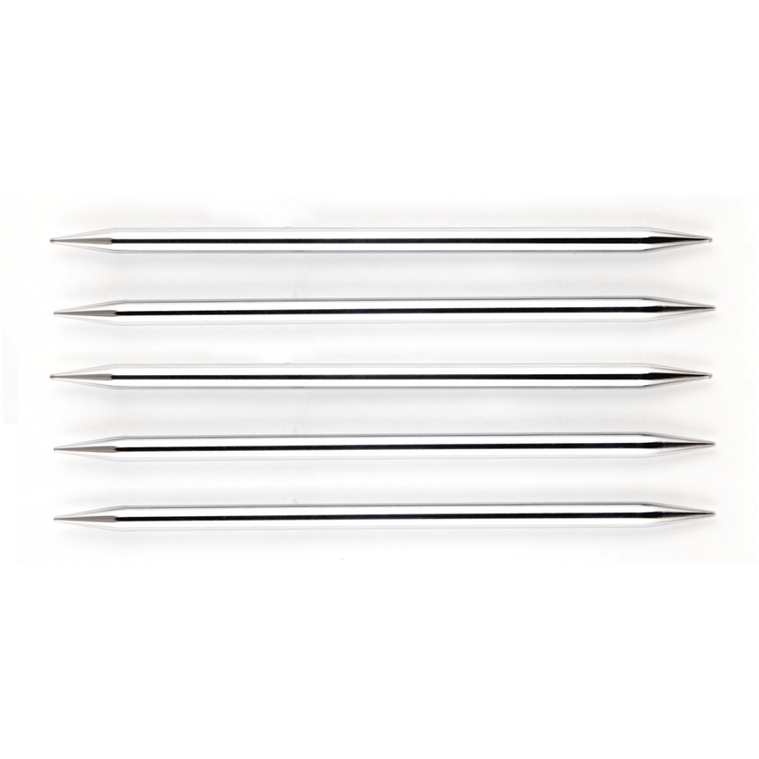 

Спицы носочные Nova Metal KnitPro, 20см, 5,50мм 10112, Серебристый, 10112