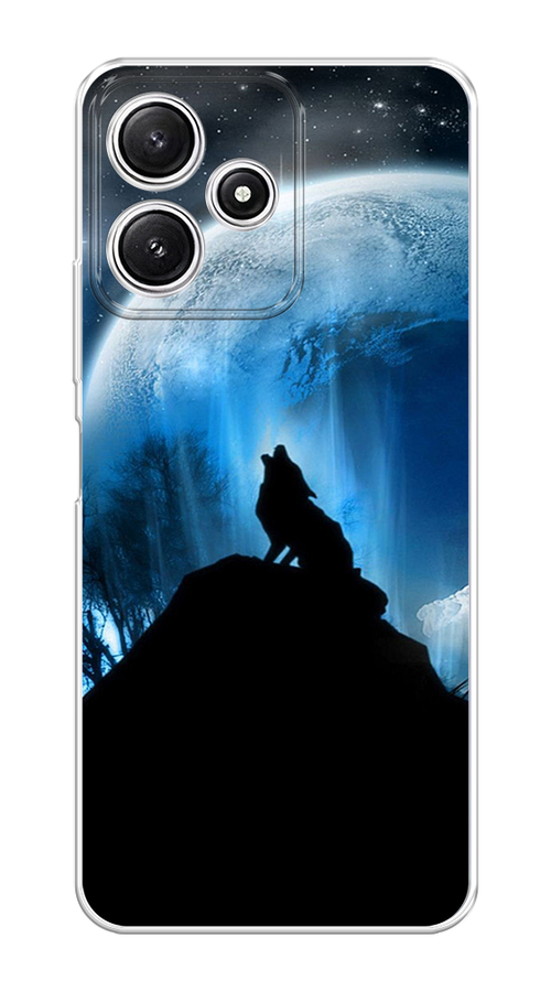 

Чехол на Xiaomi Redmi 12 5G/Redmi 12R "Волк 2", Синий;черный;белый, 319550-1