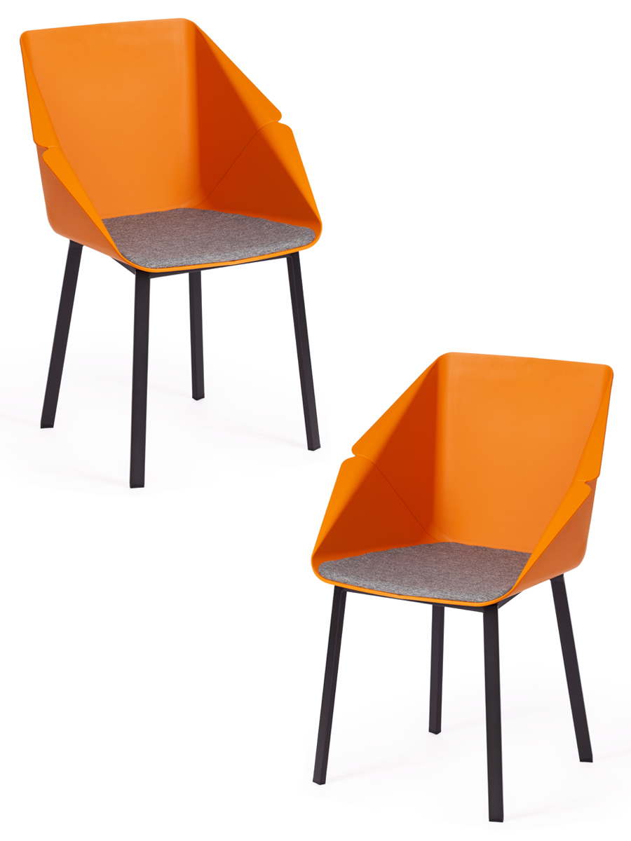 

Стул TetChair DORO (mod. 8088), оранжевый/серый, DORO