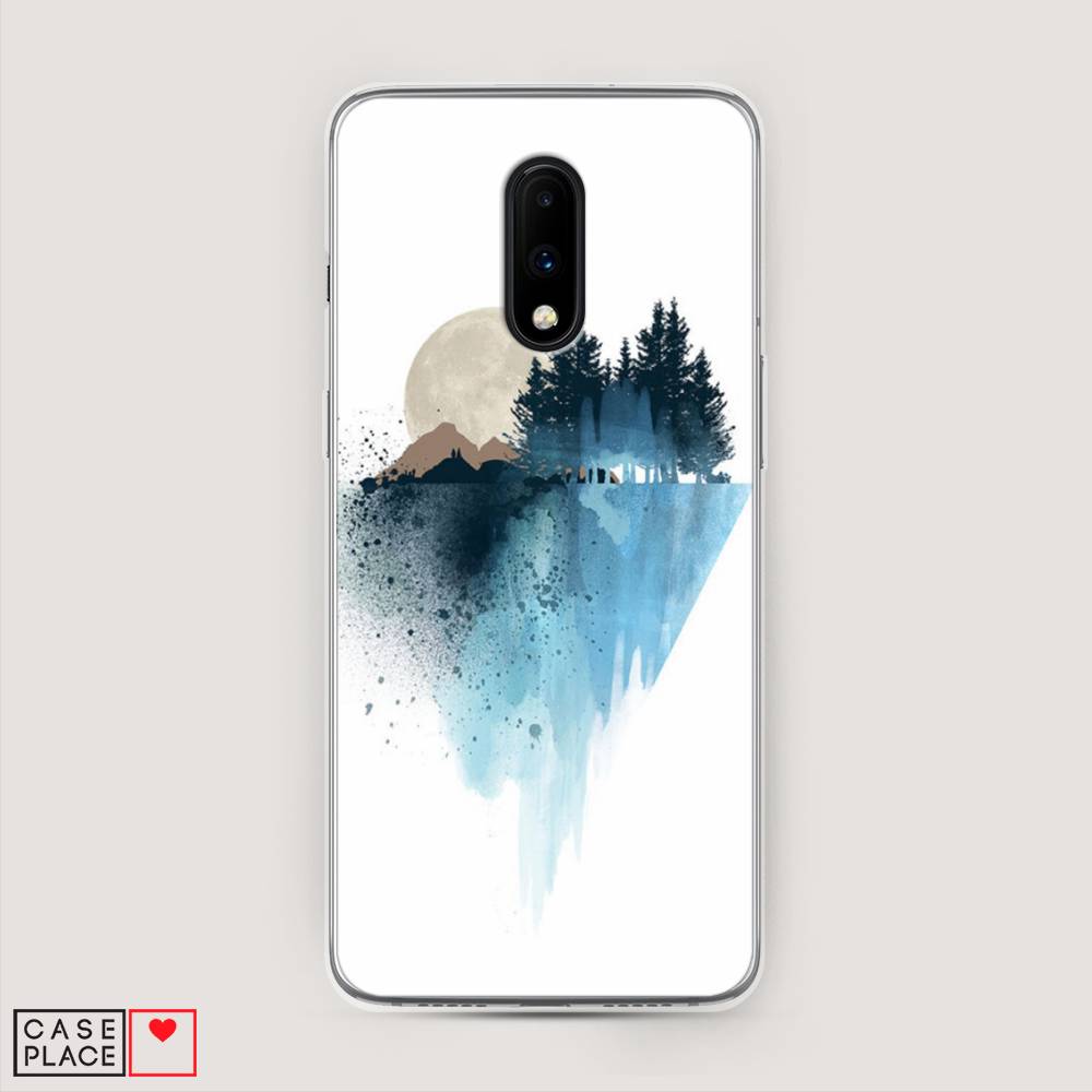 

Чехол Awog на OnePlus 7 / ВанПлас 7 "Горы 5", Голубой, 150750-4