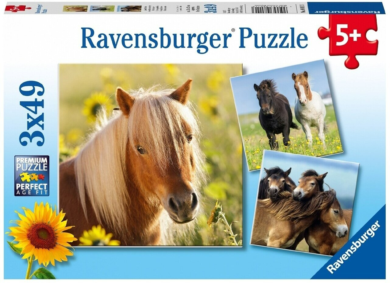 

Пазл Ravensburger Пони 3х49 эл R08011