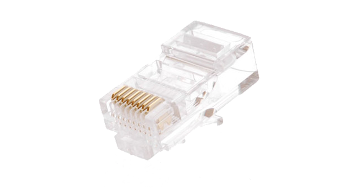 Коннектор NETLAN RJ45/8P8C, Кат.5e, 3мкд, универсальный, под 0,47-0,51мм, неэкранированный универсальный коннектор netlan