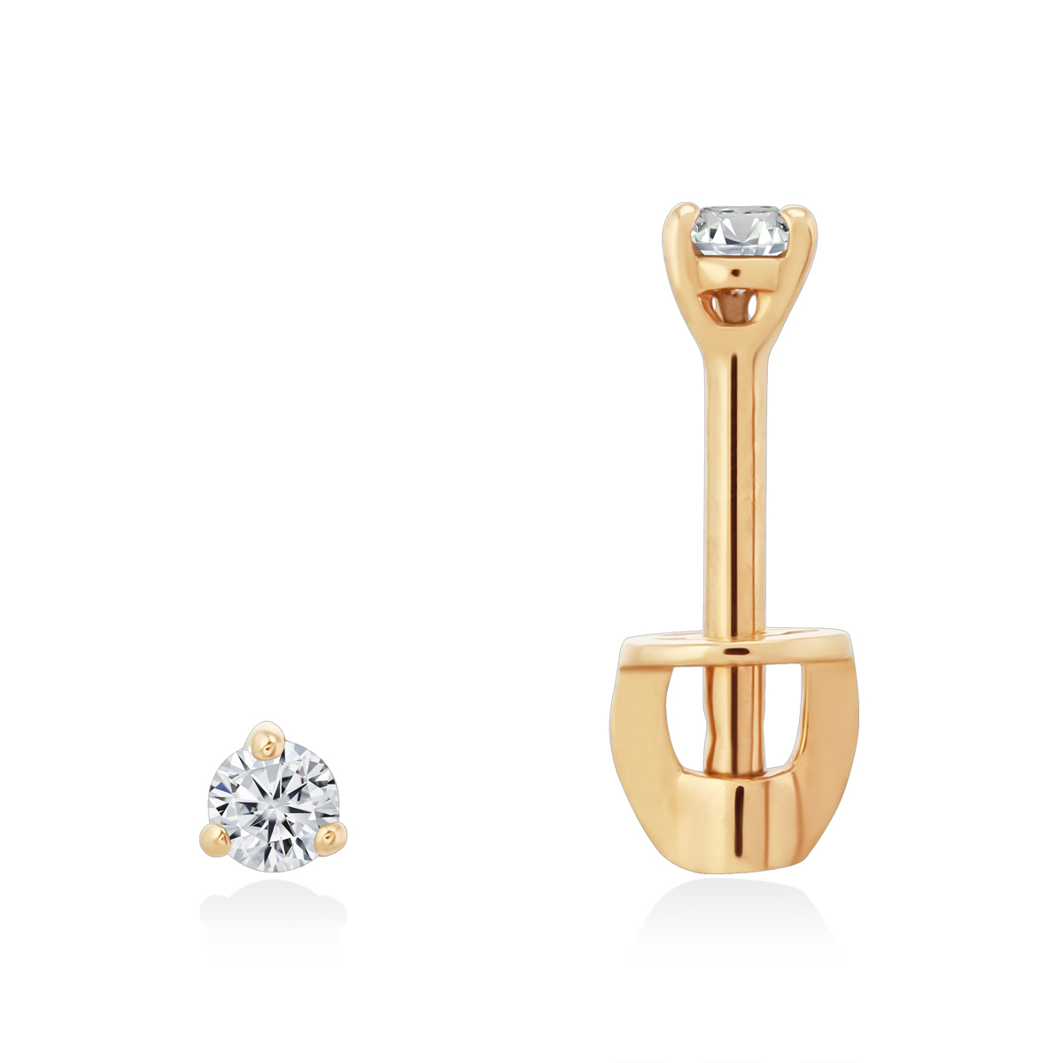 

Серьги из золота Azade 05-0201, фианит, 05-0201
