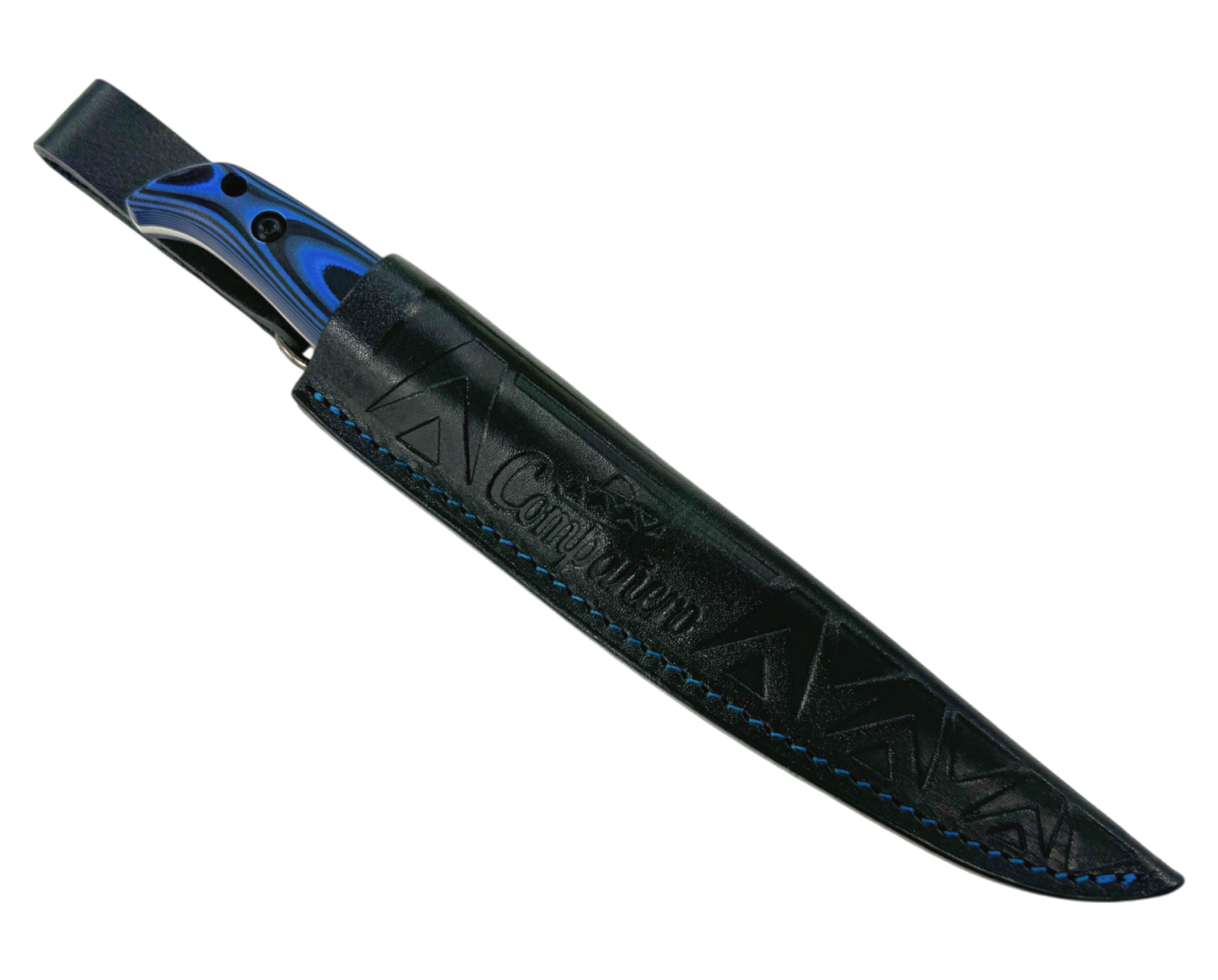 

Нож Kizlyar Supreme Companero,сталь VG-10,рукоять Black-Blue G10, Синий