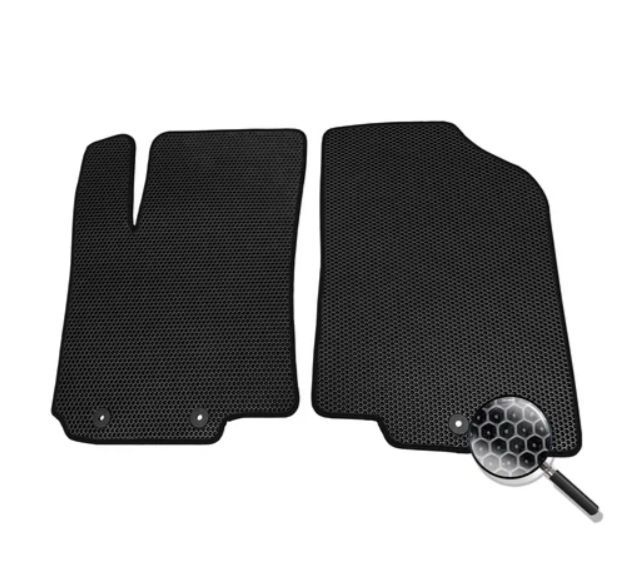 

Передние коврики EVA для Range Rover IV 2012-2022, черный, черный кант, EV25010