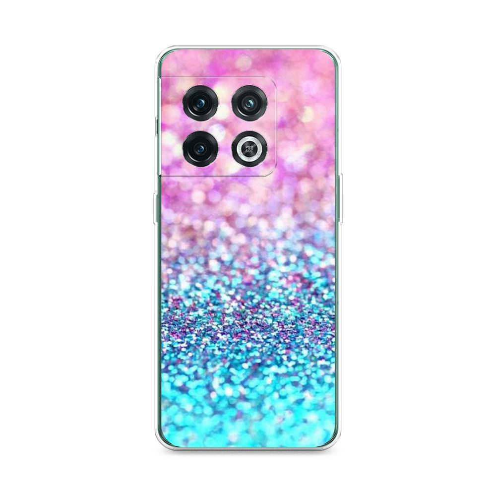 

Чехол Awog "Розово-голубые глиттеры рисунок" для OnePlus 10 Pro