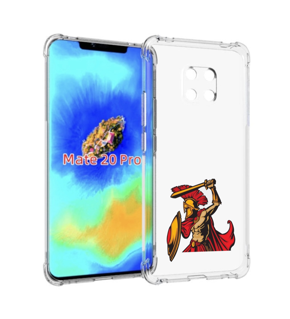 

Чехол MyPads римский-воин для Huawei Mate 20 Pro/Mate 20 RS 6.39, Прозрачный, Tocco
