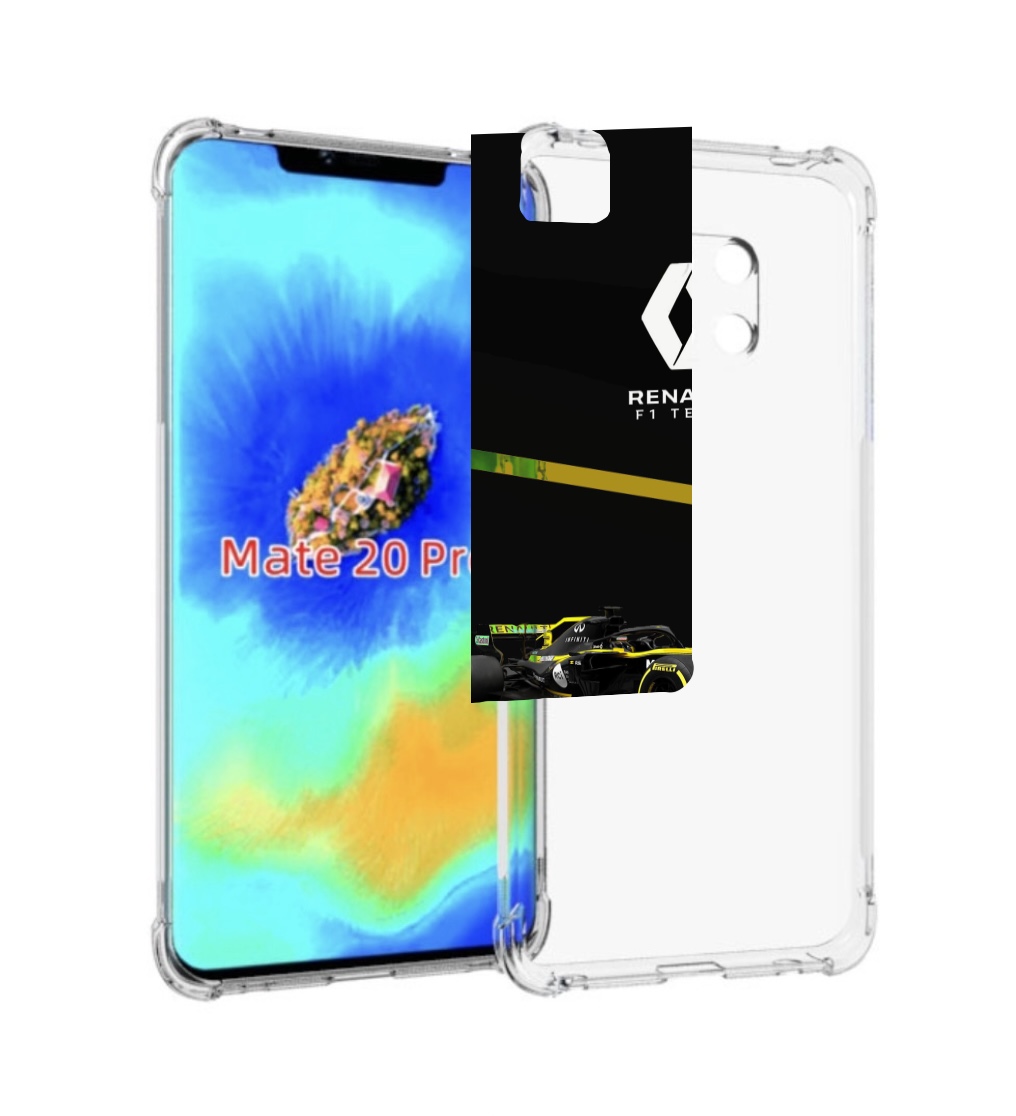 

Чехол MyPads рено renault 2 для Huawei Mate 20 Pro/Mate 20 RS 6.39, Прозрачный, Tocco