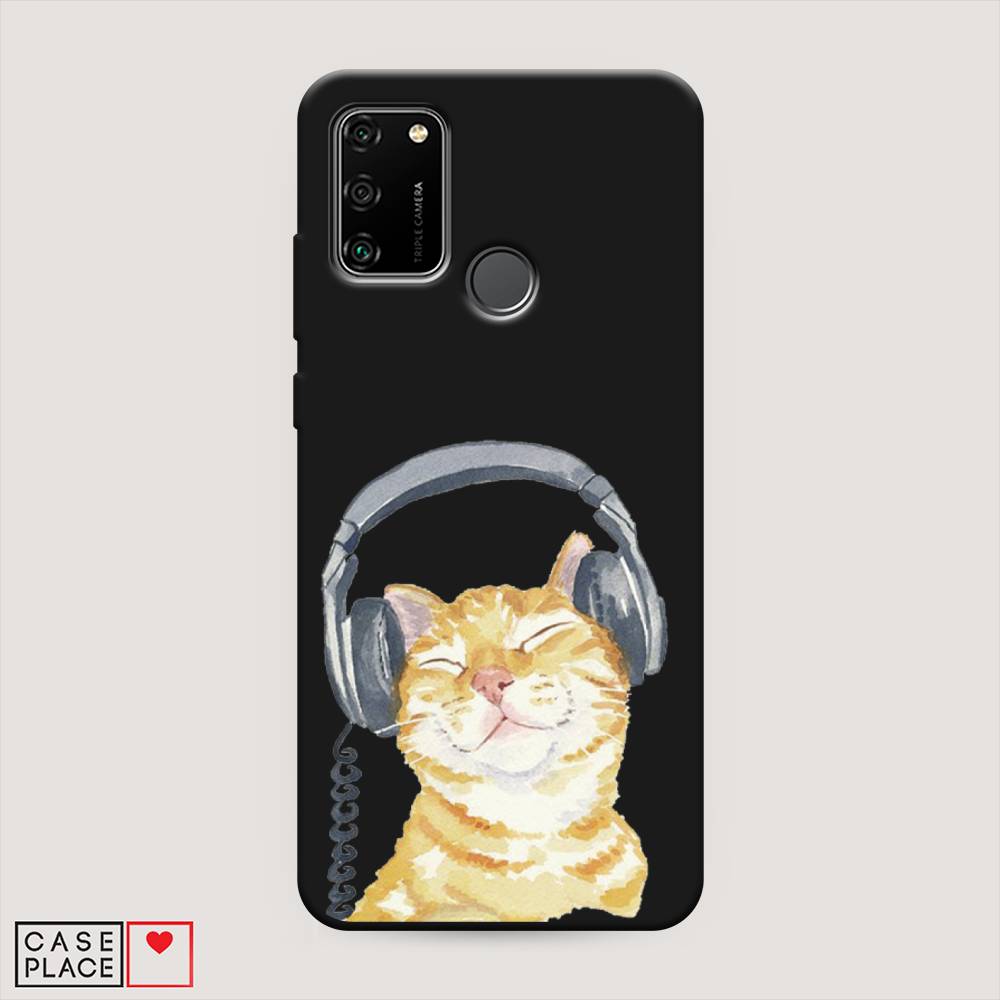 

Чехол Awog "Кот меломан" для Honor 9A