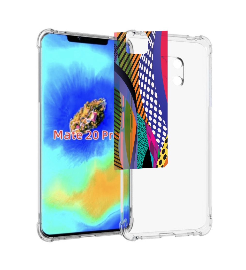 

Чехол MyPads разноцветные щупальца для Huawei Mate 20 Pro/Mate 20 RS 6.39, Прозрачный, Tocco