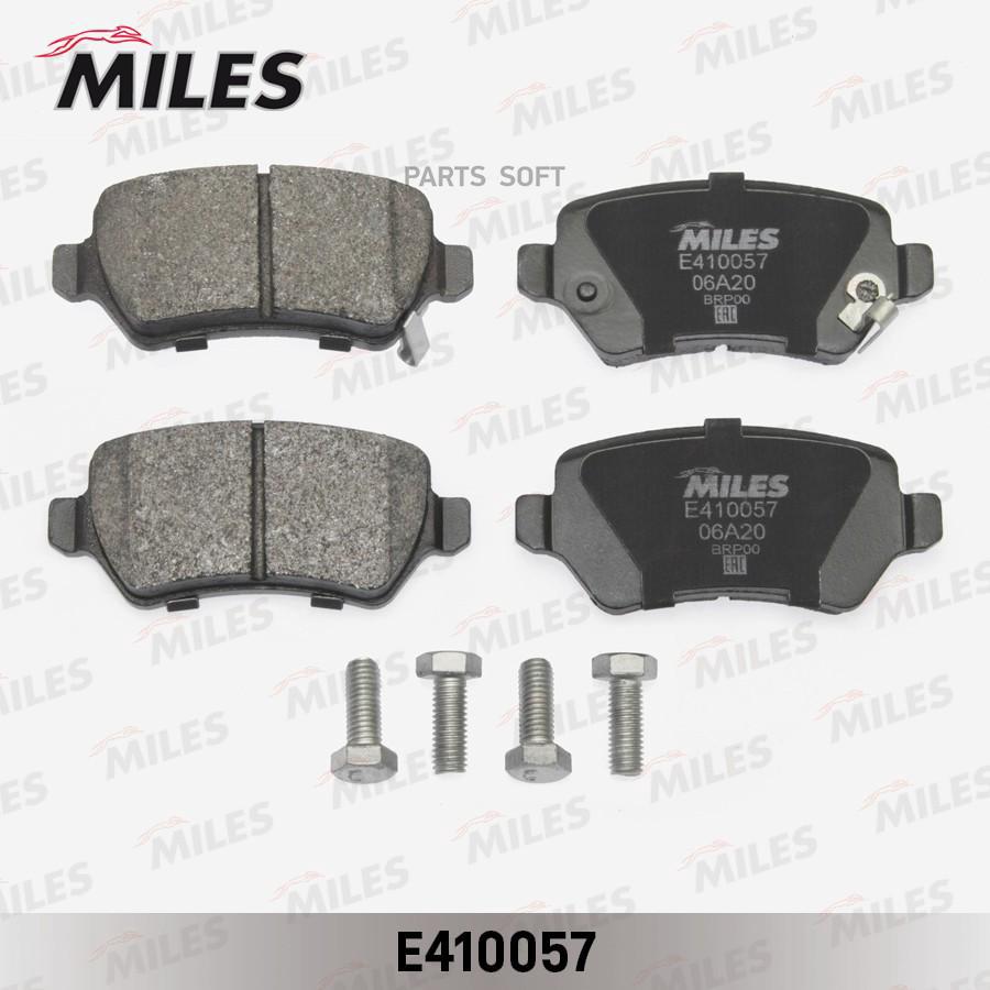 

Колодки тормозные задние (без датчика + болты) (Смесь Low-Metallic) (OPEL AS MILES E410057