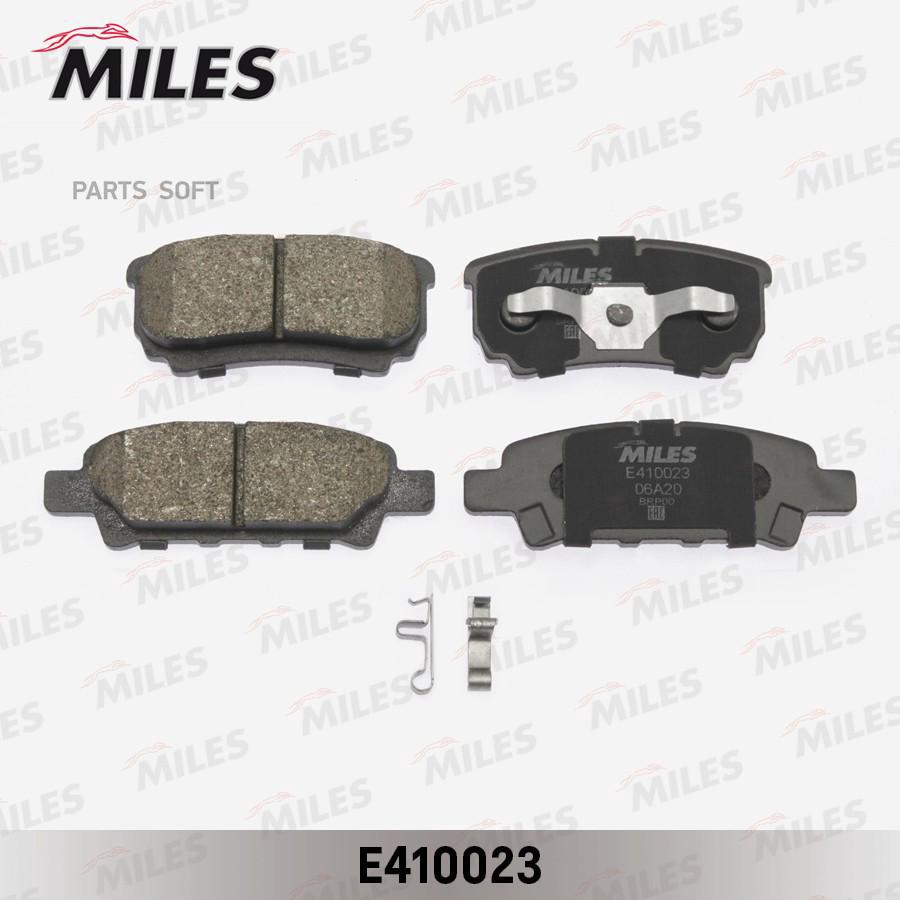 

Колодки тормозные задние (без датчика) (Смесь Low-Metallic) MITSUBISHI LANCE MILES E410023