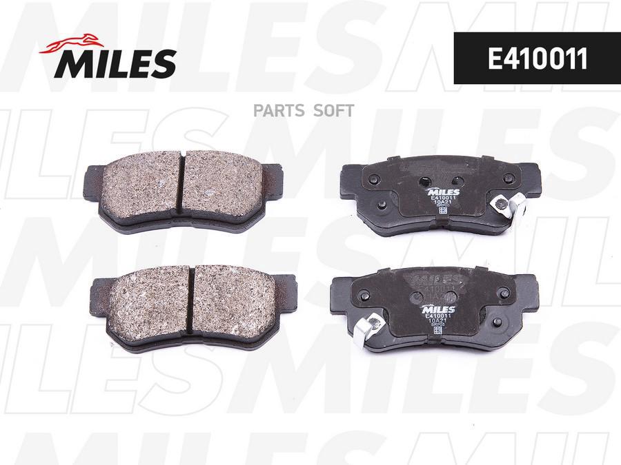

Колодки тормозные Hyundai Getz, Matrix, Santa Fe, Sonata, Tucson; Kia Sporta MILES E410011