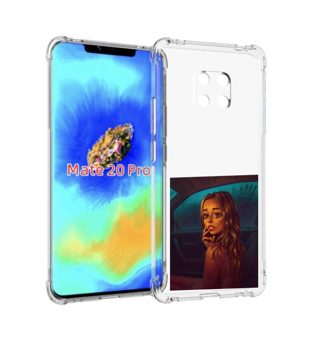 

Чехол MyPads пуп-невесты женский для Huawei Mate 20 Pro/Mate 20 RS 6.39, Прозрачный, Tocco