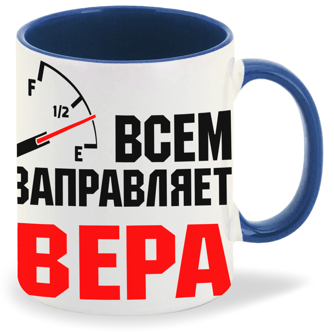 фото Кружка coolpodarok кружка именная всем заправляет вера