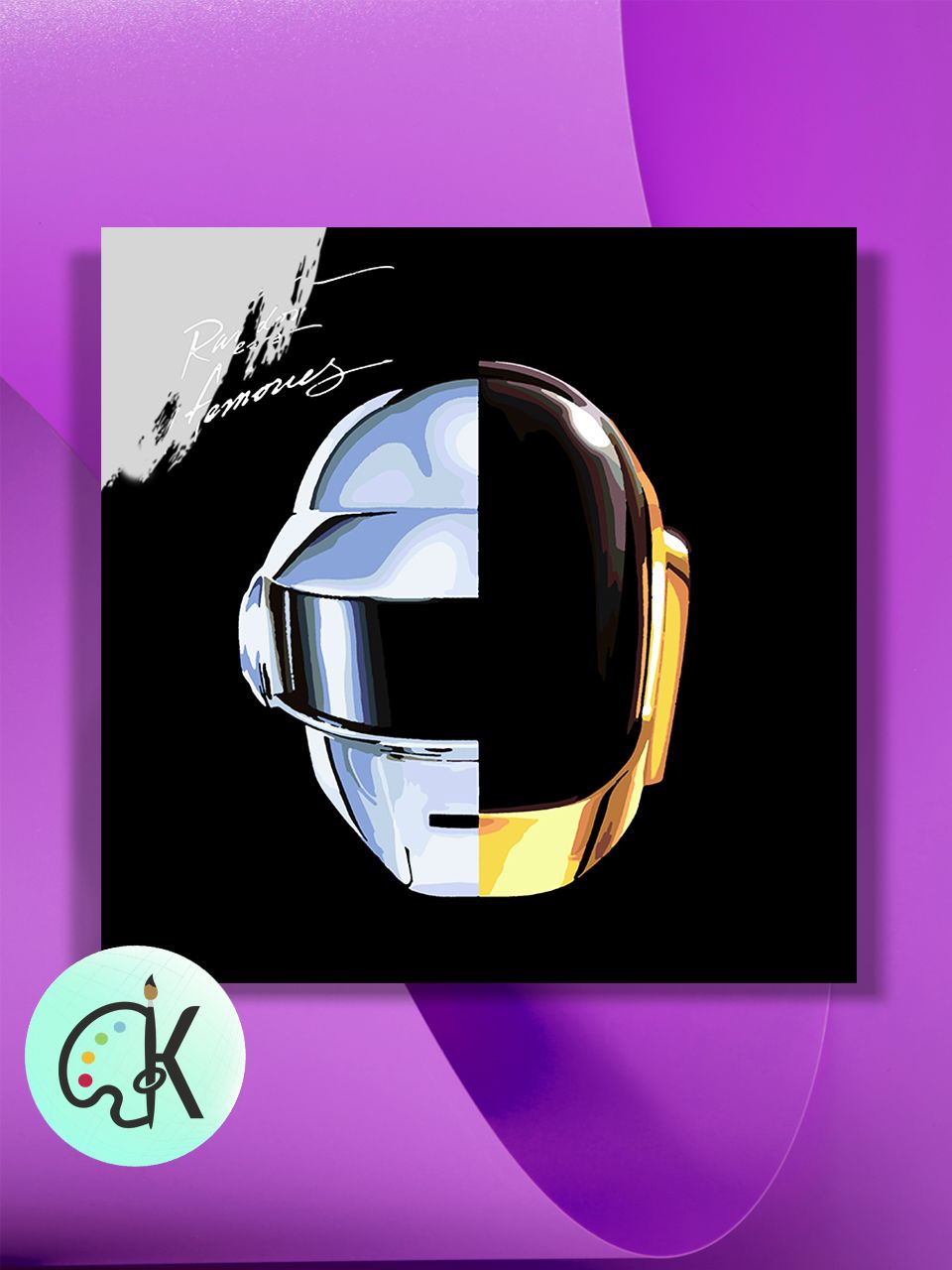 

Картина по номерам на холсте Культура Цвета Daft Punk - Random Access Memories, 40 х 40 см, Daft Punk - Random Access Memories