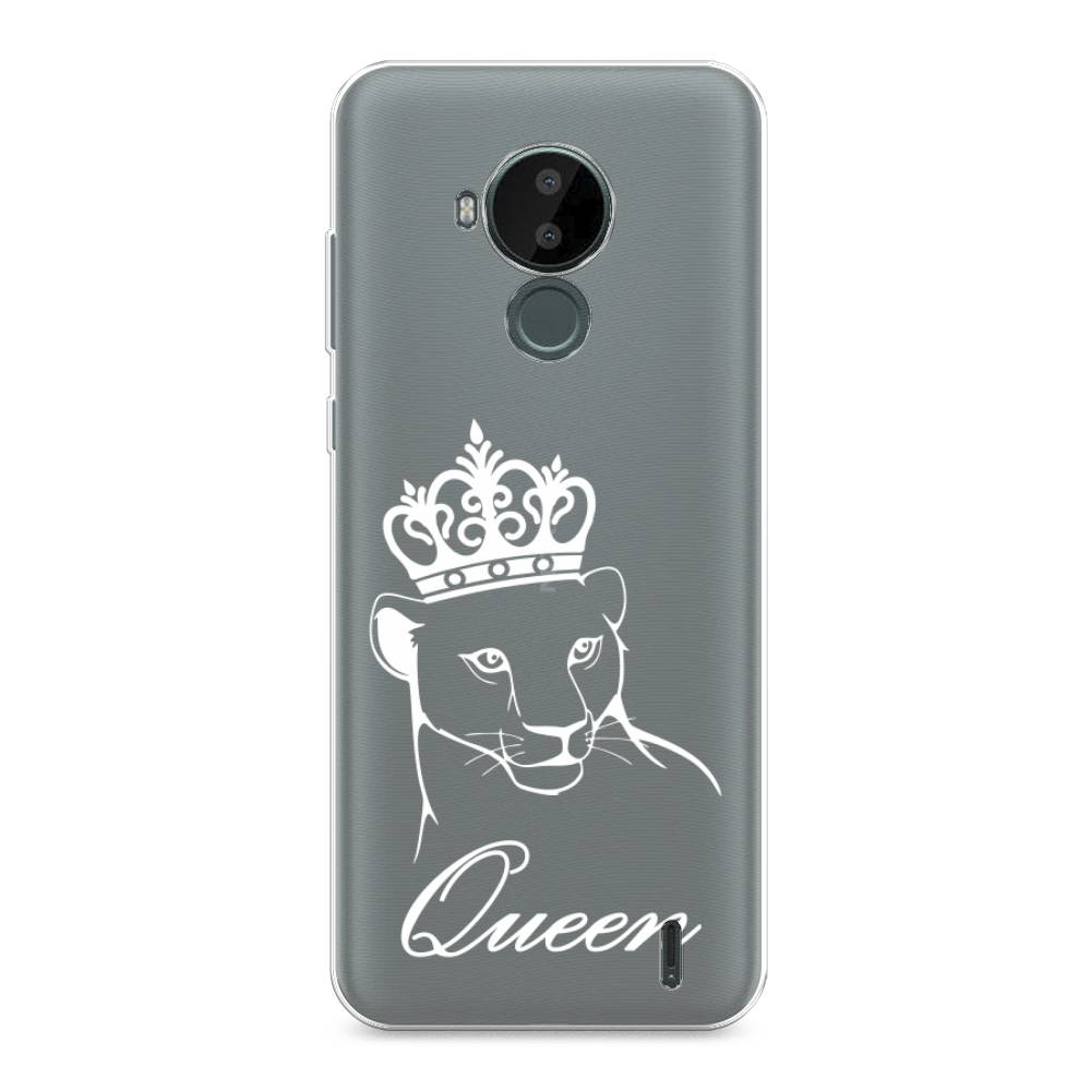 

Чехол Awog на Nokia C30 / Нокиа C30 "Львица королева", Бежевый;прозрачный, 124850-7