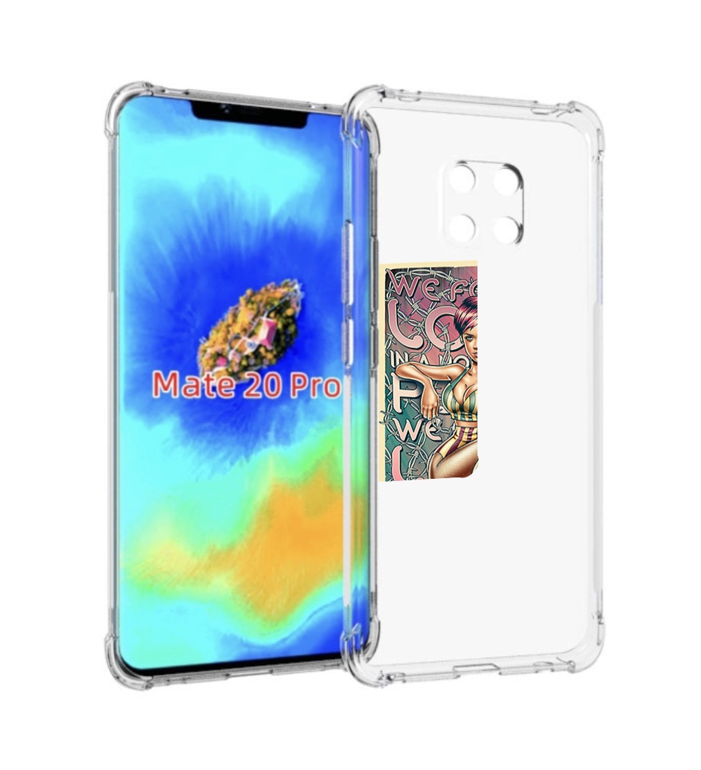 

Чехол MyPads постер-рианна для Huawei Mate 20 Pro/Mate 20 RS 6.39, Прозрачный, Tocco